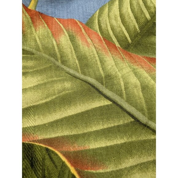 Vintage Tommy Bahama Button down Shirt Mens Large Silk Hawaiian signature print - Picture 13 of 16